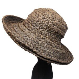 Helen Kaminkski Australia Woven Raffia Straw Sun Hat Womens